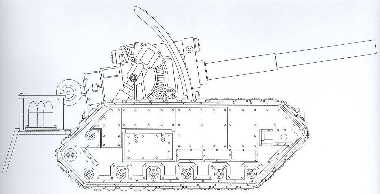 Танк вархаммер 40000 чертеж